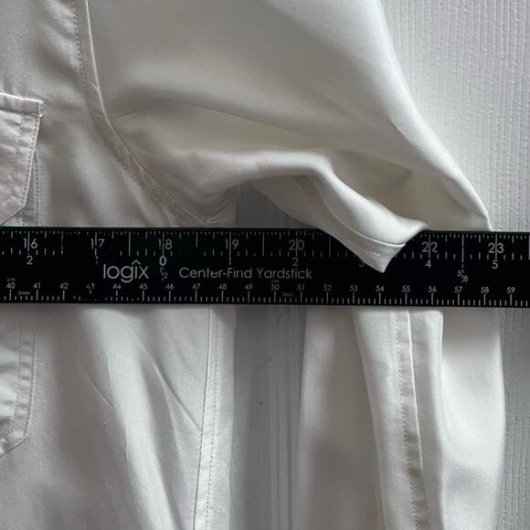 Zara Into The Classics Imperfection Mulberry Silk Button Down Blouse Oversize XS - Picture 12 of 15